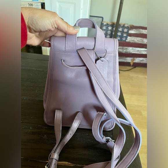 Vintage Rare Lavender Coach Mini Daypack - Picture 3 of 10
